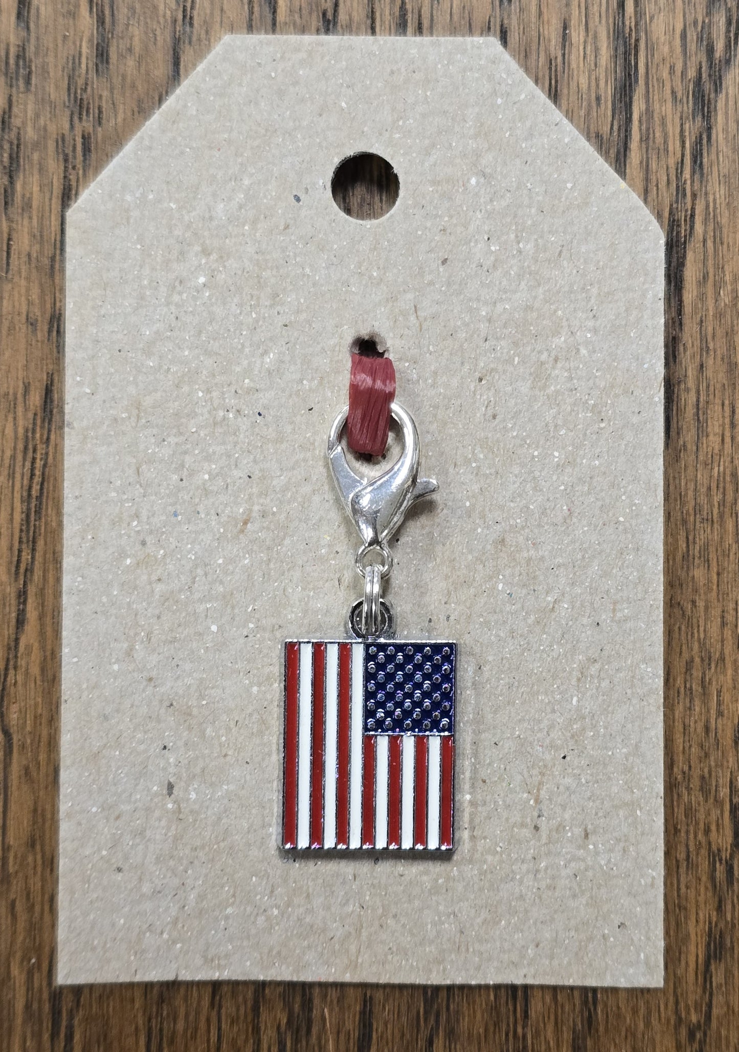 USA Flag Stitch Marker