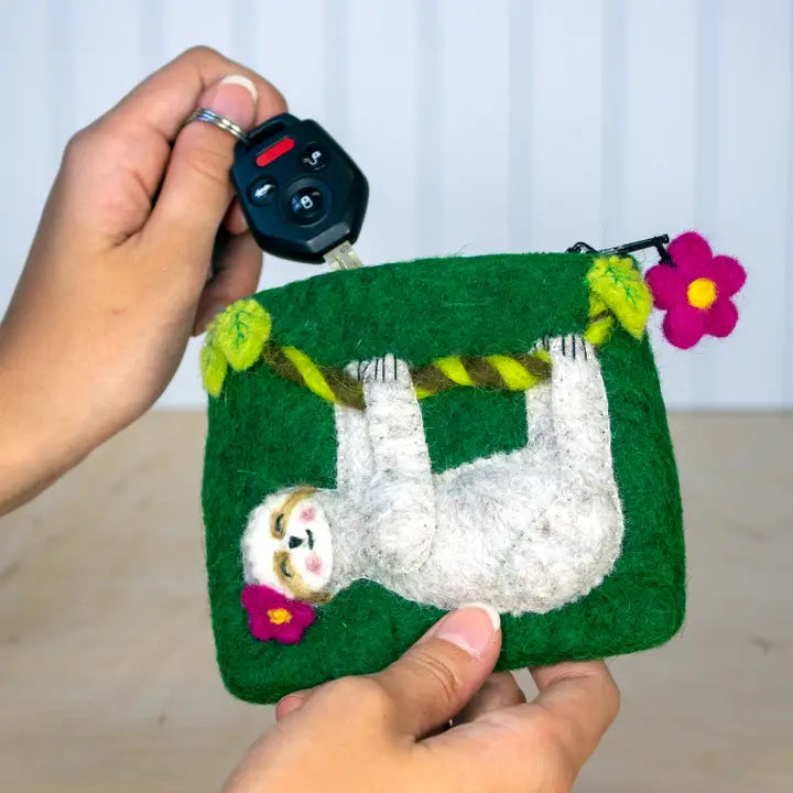 tZi Coinpurse : Swingin' Sloth