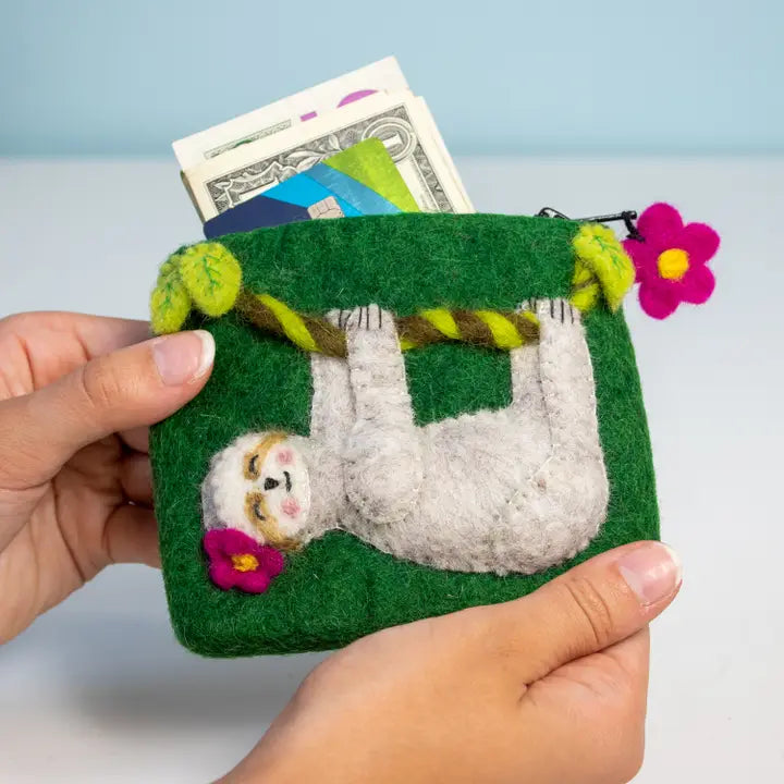 tZi Coinpurse : Swingin' Sloth
