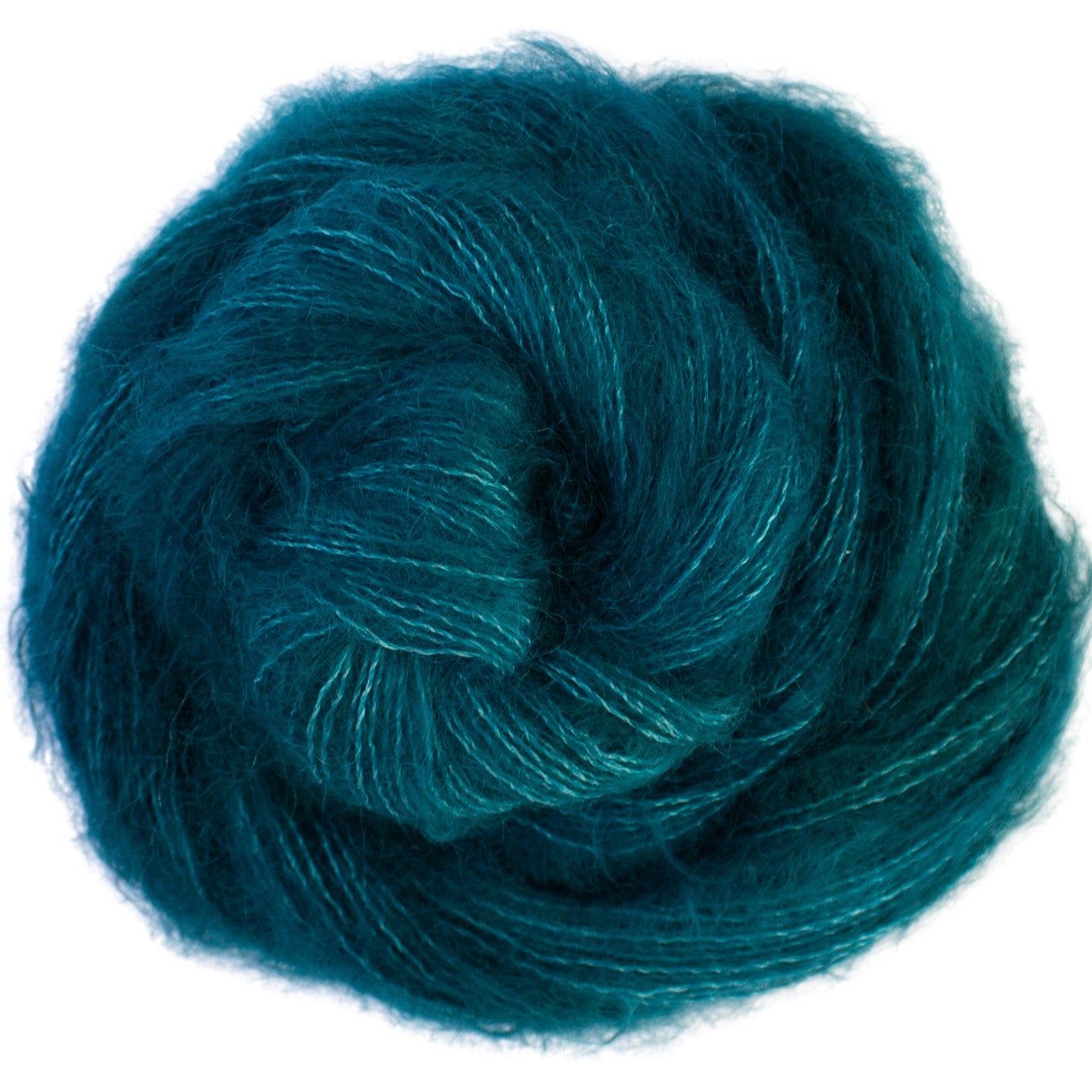 Mohair Teal Feather