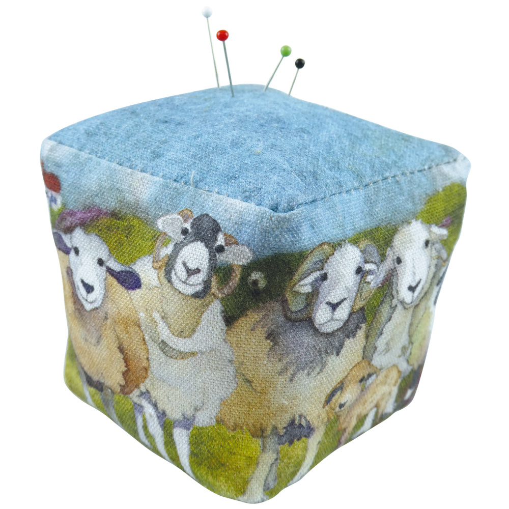 Emma Ball Pin Cushion : Felted Sheep