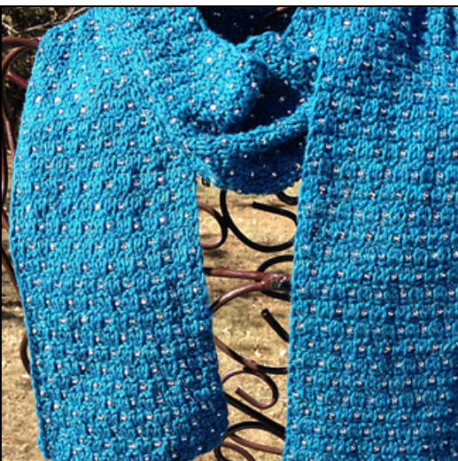 Easy Beaded Scarf September 25