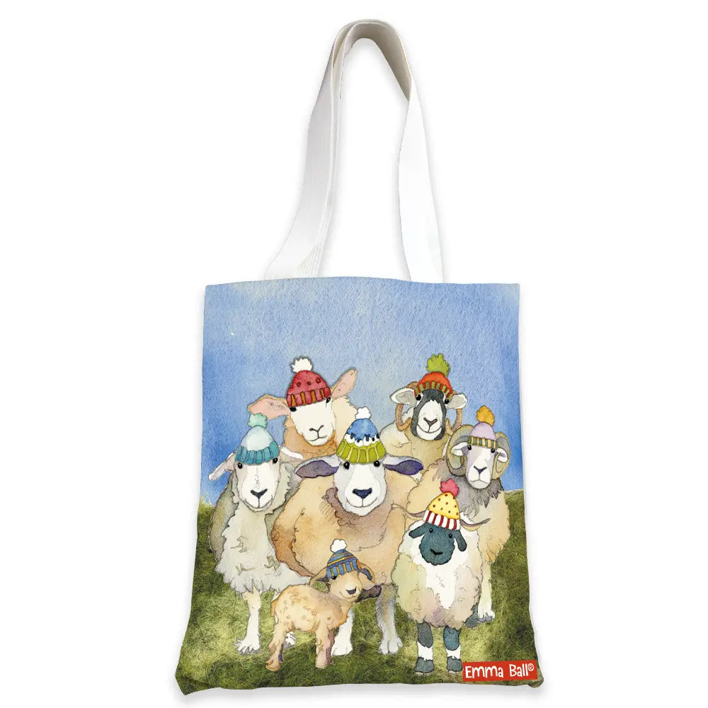 Emma Ball Tote Bag : Happy Sheep