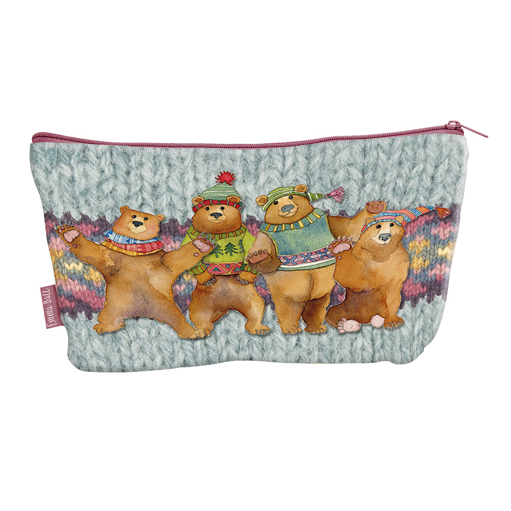 Emma Ball Zipped Pouch : Woolly Bears