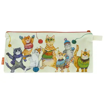 Emma Ball Long Project Bag : Kittens In Mittens