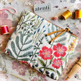 Atenti Wildflower Accessory Pouch