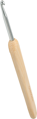 ChiaoGoo Crochet Hook Natural/Metal