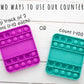 F&P Colorful Row Counters