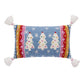 Hook Pillow- Fair Isle Tree w/ Tassels BSR 50