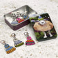 Stitch Markers In A Tin