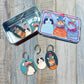 Stitch Markers In A Tin