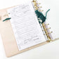 Project Journal Planner for Knitters and Crocheters