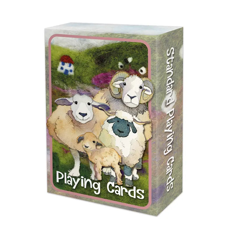 Emma Ball Playing Cards : Felted Sheep