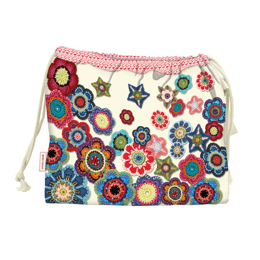 Emma Ball Drawstring Bag : Crochet Motifs