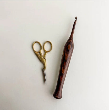 Rosewood Crochet Hook