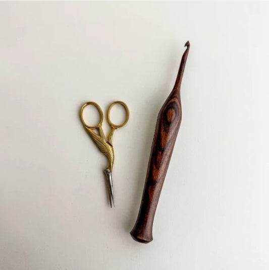 Rosewood Crochet Hook