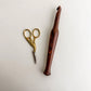 Rosewood Crochet Hook