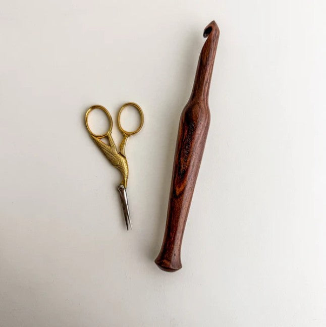 Rosewood Crochet Hook