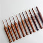 Rosewood Crochet Hook