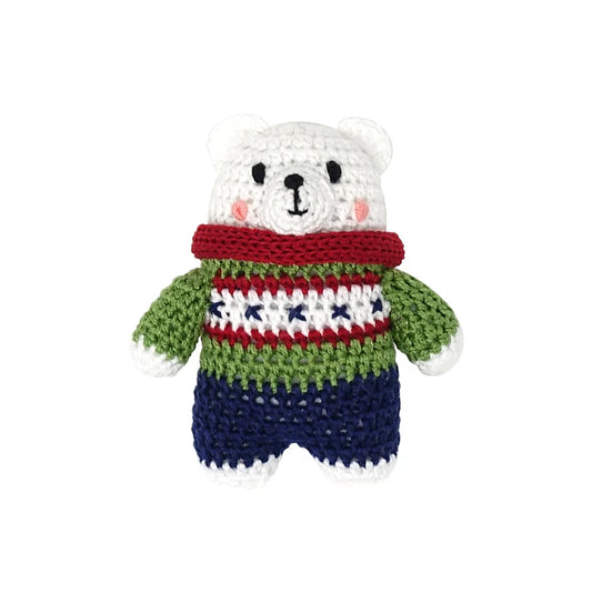 Crochet Polar Bear Ornament