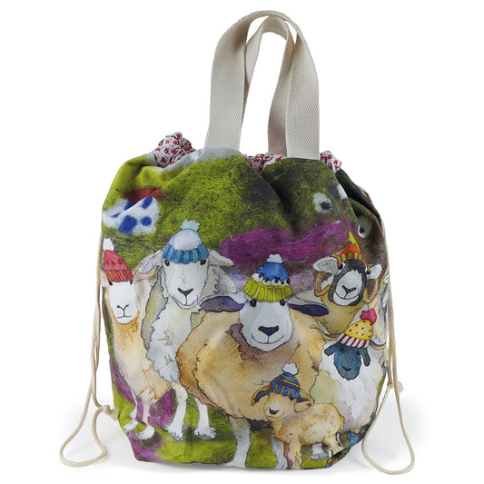 Emma Ball Happy Sheep Large Bucket Bag