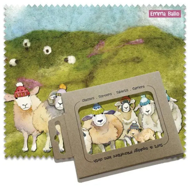 Emma Ball Lens Cloth : Happy Sheep