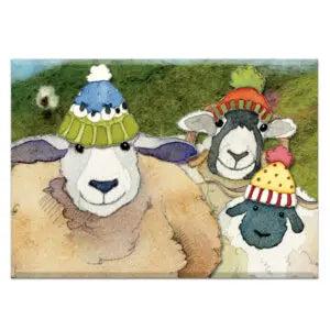 Emma Ball Large Magnet : Happy Sheep