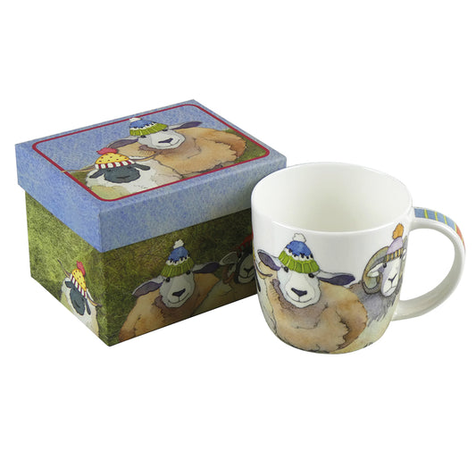 Emma Ball Bone China Mug : Happy Sheep