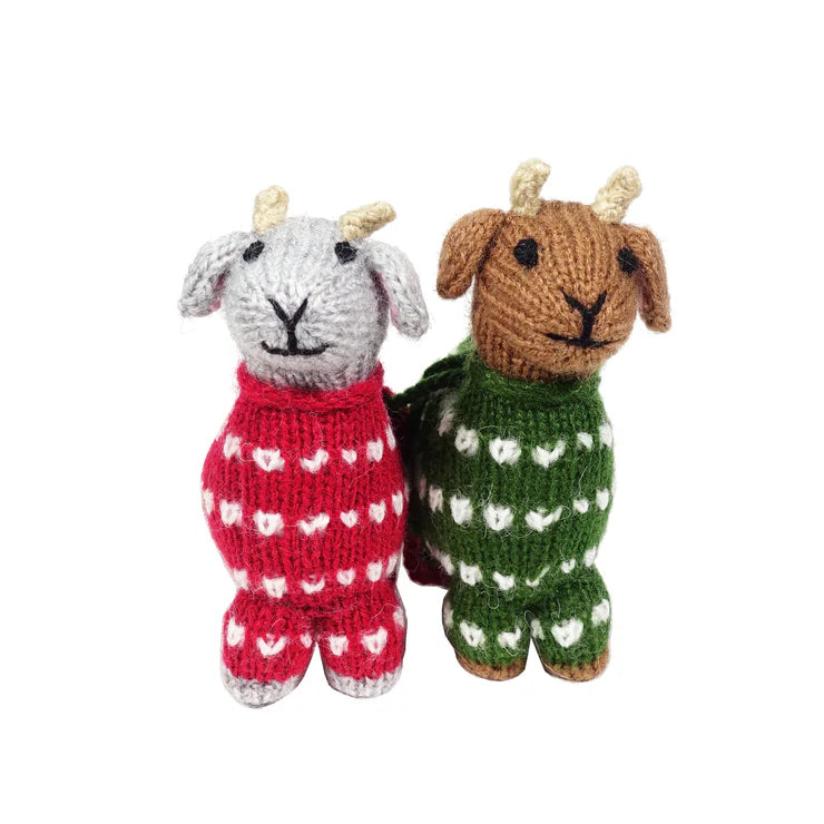 Baby Goats in Pajamas Ornaments