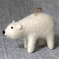 Red Maple Ornament Polar Bear