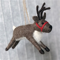 Red Maple Ornament Reindeer