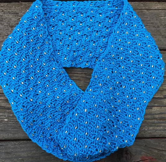 Easy Beaded Cowl July 17