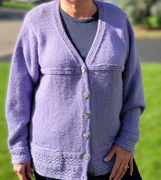 The Rockwell Cardigan Class  Sundays, October 12, 19, 26, Nov. 2 ( skip), Nov. 9 and 16