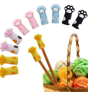 Cat Claw knitting stopper Multi color knitting needle point protection