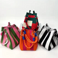 Knitted Retro Bucket Project Bag