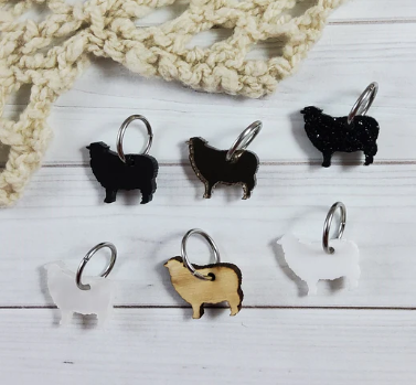 Sheep Stitch Markers Katrinkles