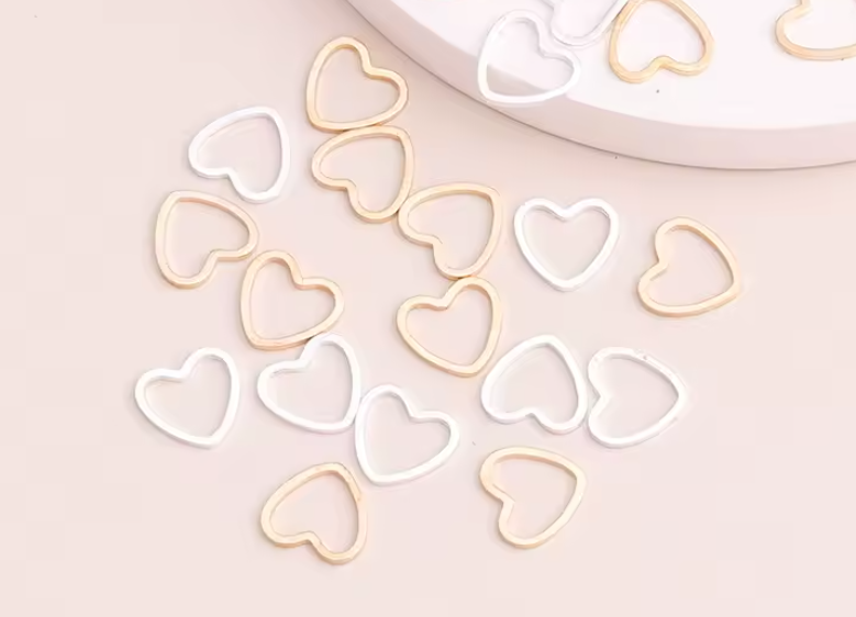 Hearts or Cats Stitch Markers with Tin BSR