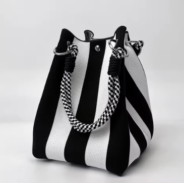 Knitted Retro Bucket Project Bag