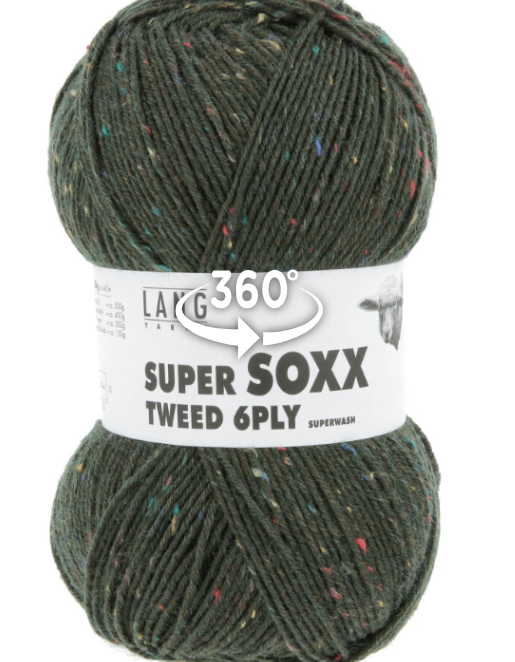 Lang Super Soxx Tweed 6-ply