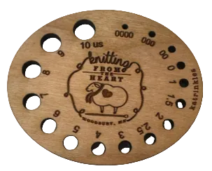 Small Needle Gauge with Logo