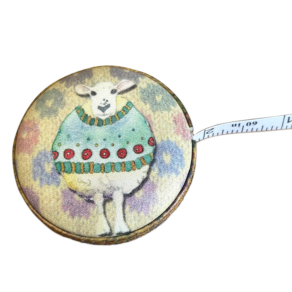 Emma Ball Tape Measure : Sheep in Sweaters