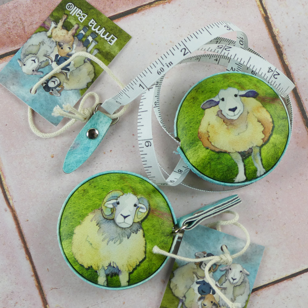 Emma Ball Tape Measure : Felted Sheep