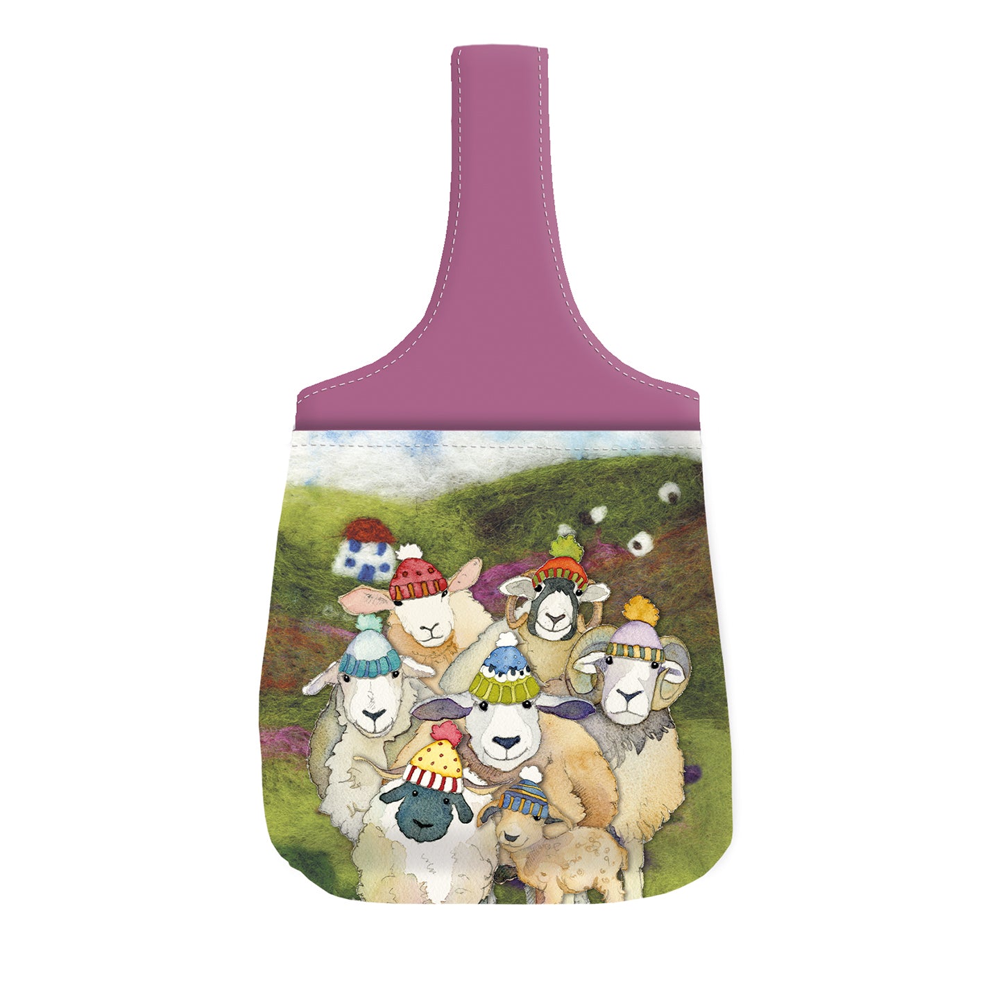 Emma Ball Small Wrist Bag : Happy Sheep
