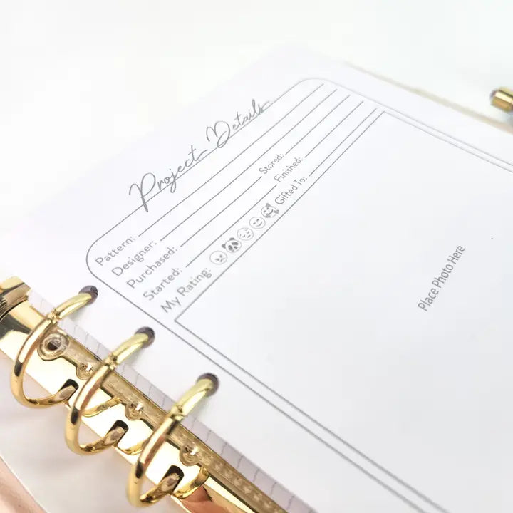 Project Journal Planner for Knitters and Crocheters