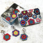 Stitch Markers In A Tin