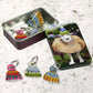 Stitch Markers In A Tin