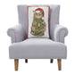 Hook Pillow- Green Scarf Cat BSR 50