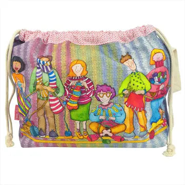 Emma Ball The Yarn Club Drawstring Bag