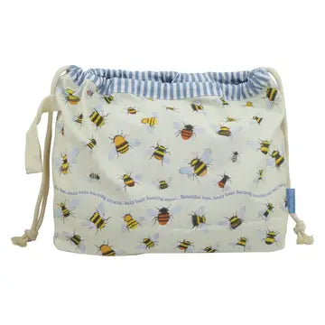 Emma Ball Bees Drawstring Bag