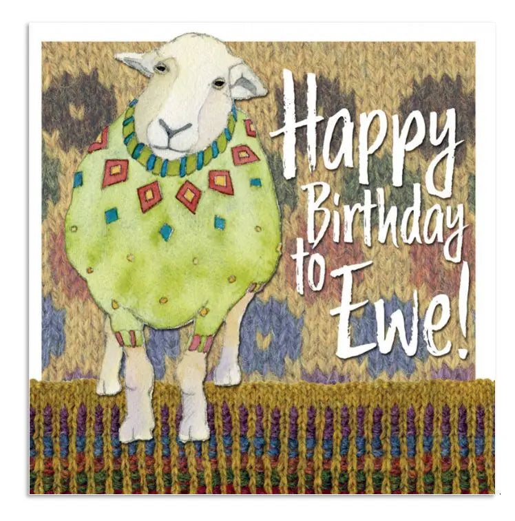 Emma Ball Birthday Card : Ewe